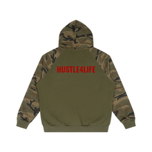 Charger l'image dans la galerie, Hustle Camo-Splice Raglan Hoodie
