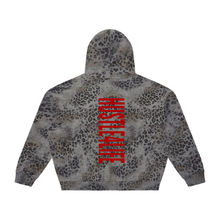 Charger l'image dans la galerie, Hustle Vintage Wash Leopard Full Zip Hoodie
