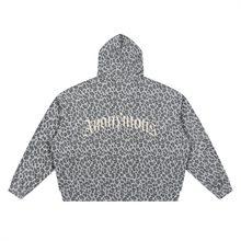 Load image into Gallery viewer, H4L Leopard Print Waffle Full Zip Hoodie

