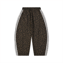 Cargar imagen en el visor de la galería, Hustle Leopard Barrel Leg Sweatpants
