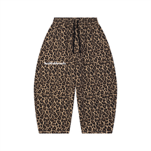 Cargar imagen en el visor de la galería, Hustle Leopard Barrel Leg Sweatpants

