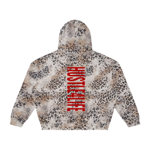 Charger l'image dans la galerie, Hustle Vintage Wash Leopard Full Zip Hoodie
