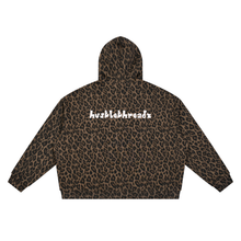 Cargar imagen en el visor de la galería, Hustle Leopard Full Zip Hoodie
