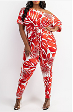 Load image into Gallery viewer, “Flower Bomb” Jumpsuit (Plus Size)
